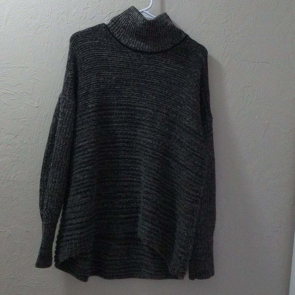 Simply Vera Vera Wang Gray Textured Knit Sweater Size XL
